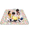 thumbnail image 1 of Soidarity Colchoneta de Picnic impermeable plegable para exteriores a cuadros rojos y blancos, almohadilla gruesa de moda, transpirable, suave, portátil, carpas chihuahua 150*300cm Soidarity OD001135-08, 1 of 6