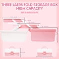 thumbnail image 2 of Caja organizadora TERGOO de tres capas, 30 cm, con 2 bandejas, 2 of 6