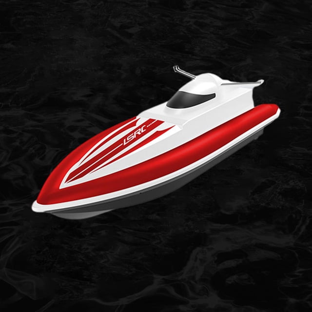 Barco RC, telemando de Ghz para piscinas y , carreras con juguetes de de 25kph para y rojo CUTICAT barcos de piscina rc