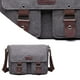 thumbnail image 3 of Bolso mensajero de lona - Bolso bandolera vintage Bolso militar, 3 of 5