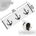 thumbnail image 5 of Yayeee Runner Rug for Bedroom 2'x6' Machine Washable Hallway Non Slip Mat, Anchor Pattern, 5 of 8