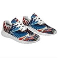 thumbnail image 6 of Patriotic Eagle God Bless America Print Sneakers Lightweight Comfortable Running Shoes for Men Women White Size 12, 6 of 7