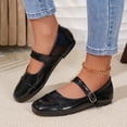 thumbnail image 3 of Xucatan Women's Round Toe Mary Jane Flats, Adjustable Ankle Strap Loafers, Cushioned Soft Sole Comfortable Shoes for Office Daily Gift, 3 of 9