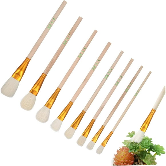 SHIQI-8pcs Artificial Chalk Vegetable Pollinator Garden Fruit Pollinator Art Paint Brush Furniture Painting Brush Fruit Pollinator Manual Pollinator Plant Germinator Bonsai Pollinator for Fruit