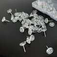 thumbnail image 4 of 50/100Pcs Big Head Push Pin Map Tacks Thumb Nails Flat Push Pin Thumb Pin for Cork Board Picture Map Posters Note, 4 of 8