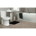 thumbnail image 2 of Garland Rug Gramercy Washable Polypropylene Black Bath Rug, 17" x 24", 2 of 7