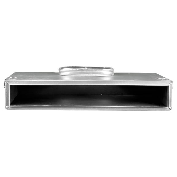 BUILDMART - 24" Plenum Box for [24" Linear Slot Diffuser - 2 Slot - Double Slot] Premium Insulated Plenum Box for Heating and Cooling