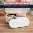 thumbnail image 4 of Ornavo Home Boucle Storage Ottoman Bench Teddy Storage Bench with Removeable Lid for Entryway Bench, Bedroom, Living Room, 4 of 7