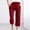 Red, variant on Women's Plus Pants for Women Jeans Ripped Work Pants Women Black Stretch Women Casual Comfortable High Waisted Wide Leg Pants Drawstring Elastic Trousers Comfy Straight Leg Long Pants with Pockets