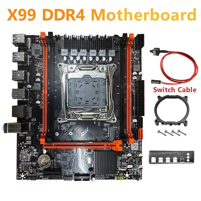 X99 D4 Desktop Motherboard Kit B85 LGA2011-3 4X DDR4 REG ECC RAM Slots M.2 PCIE SATA3.0 X99 Gaming Motherboard