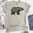thumbnail image 2 of Grandma Bear T-shirt, Unisex Women's Shirt, Grandma Shirt, Grandmother Shirt, Light Silk Gray, 3X-Large, 2 of 6