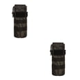 thumbnail image 2 of Soidarity Bolsa para transportar hervidor de agua, soporte con cordón, bolsa para botella de agua, cubierta resistente al desgaste, senderismo, Negro/Camuflaje 2piezas Soidarity CBP380463, 2 of 6