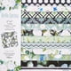 thumbnail image 1 of 24 hojas de papel para álbum de recortes con 12 estilos de flores, papel decorativo para manualidades florales, 1 of 3