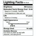 thumbnail image 3 of TCP 33046 - 33014M Twist Pin Base Compact Fluorescent Light Bulb, 3 of 3