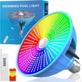 Pool Led Lamp LED Pool Light Bulb 80W 120V Pool Lights for Inground Pool RGBW Color ...