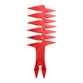 thumbnail image 1 of Retro Electroplated Gold Comb for Slick Back and Airplane Hairstyle Wide Toothed Comb for Styling., 1 of 1