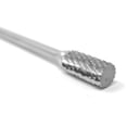 thumbnail image 2 of HELONGCO Double Cut 1/4" x 1/2" Solid Carbide Burr Bit, 1/8" Shank, 2 of 6