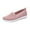 Pink, variant on Xfvqtps Womens Breathable Cloth Shoes Soft Sole Comfortable Flats with Non Slip Bottom Lightweight Casual Slip on Shoes for Women Purple
