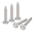 thumbnail image 1 of czcpp-Hex Head Lag Screws Bolts, 25pcs 1/4" x 1-1/2" 304 Stainless Steel Partial Thread Wood Screws, 1 of 4