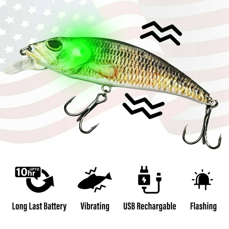 Ufish Electronic Robotic Twitching Fishing Lure Crank Bait Fishing Tackle, Size: 3.5, Red