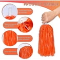 thumbnail image 2 of 12pcs Cheerleading Pom Poms With Cozy Handle, Adorable Cheer Plastic Poms Pompoms Cheerleader Pom Poms For Kids Adults Cheering Squard Team Spi, 2 of 5