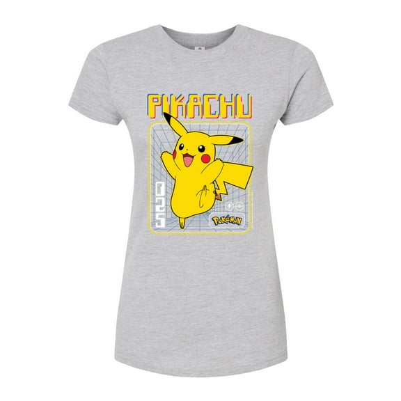 Pokémon - Retro Pikachu - Juniors Fitted Graphic T-Shirt