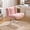 Faux Fur-Pink, variant on Furniliving Home Office Desk Chairs with Wheels Wide Desk Chair Mid Back Vanity Chair Modern Computer Desk Chair Swivel Accent Chair, Beige