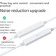 thumbnail image 4 of Auriculares estéreo con control por cable para teléfonos móviles Apple, Android, Samsung y Huawei, tipo C, para Oppo, 4 of 5