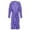 Purple, variant on Men's Winter Plush Lengthened Shawl Bathrobe Home Clothes Hooded Long Sleeved Robe Coat Loungewear