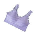 thumbnail image 2 of Hrsba Womens Plus Size Bra,Seamless Beautiful Back Wrap Top No Steel Ring Sexy Lace Underwear Sports,Womens Casual Summer Bra,Womens Bra, 2 of 3