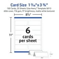 thumbnail image 6 of Avery Place Cards, 1-7/16" x 3-3/4", White, 150 Tent Cards (5011), 6 of 10