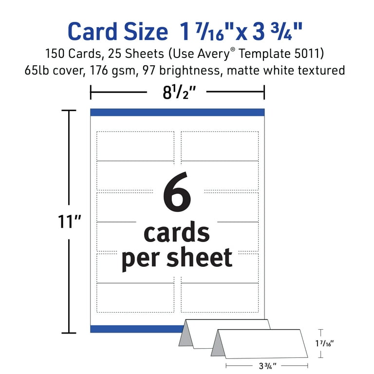Avery Greeting Cards - 97 Brightness - 4 1/4 Avery Greeting Cards - 97 Brightness - 4 1/4