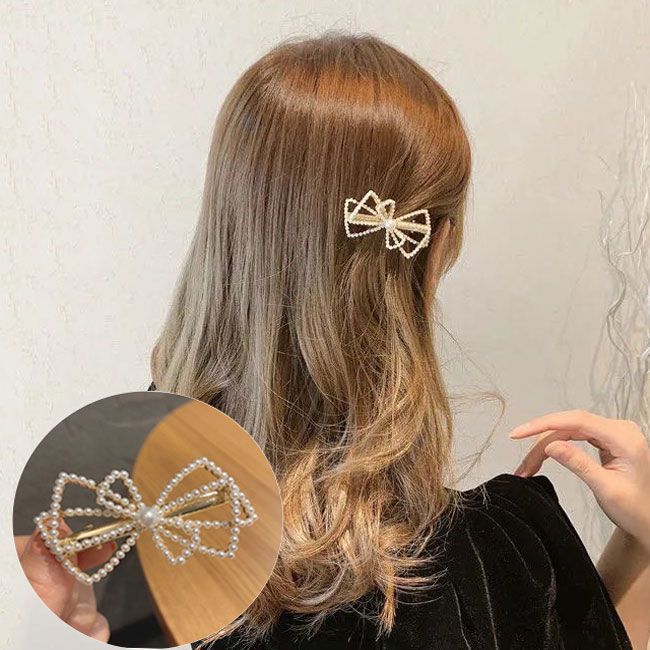 EKE Women’s Hair Clip Vintage Retro Back-Wear Elegant Hair Accessory with Fashion Texture