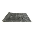 thumbnail image 2 of Ahgly Company Indoor Round Abstract Gray Modern Area Rugs, 4' Round, 2 of 4