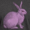 thumbnail image 3 of CafePress - Purple Bunny Rabbit Dark T Shirt - Men's Classic Graphic Cotton T-Shirt, 3 of 4