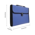 thumbnail image 4 of FOLOYORI School Resume Subdivision Accordion File Folder Blue PP 1Set, 4 of 6