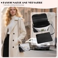 thumbnail image 3 of Pzuqiu Polka Dots Leather Crossbody Bag Practical Functional Quilted Leather Crossbody Bags for Women with Chain Strap Exquisite Fashion for Teen Girls-Women, 3 of 7