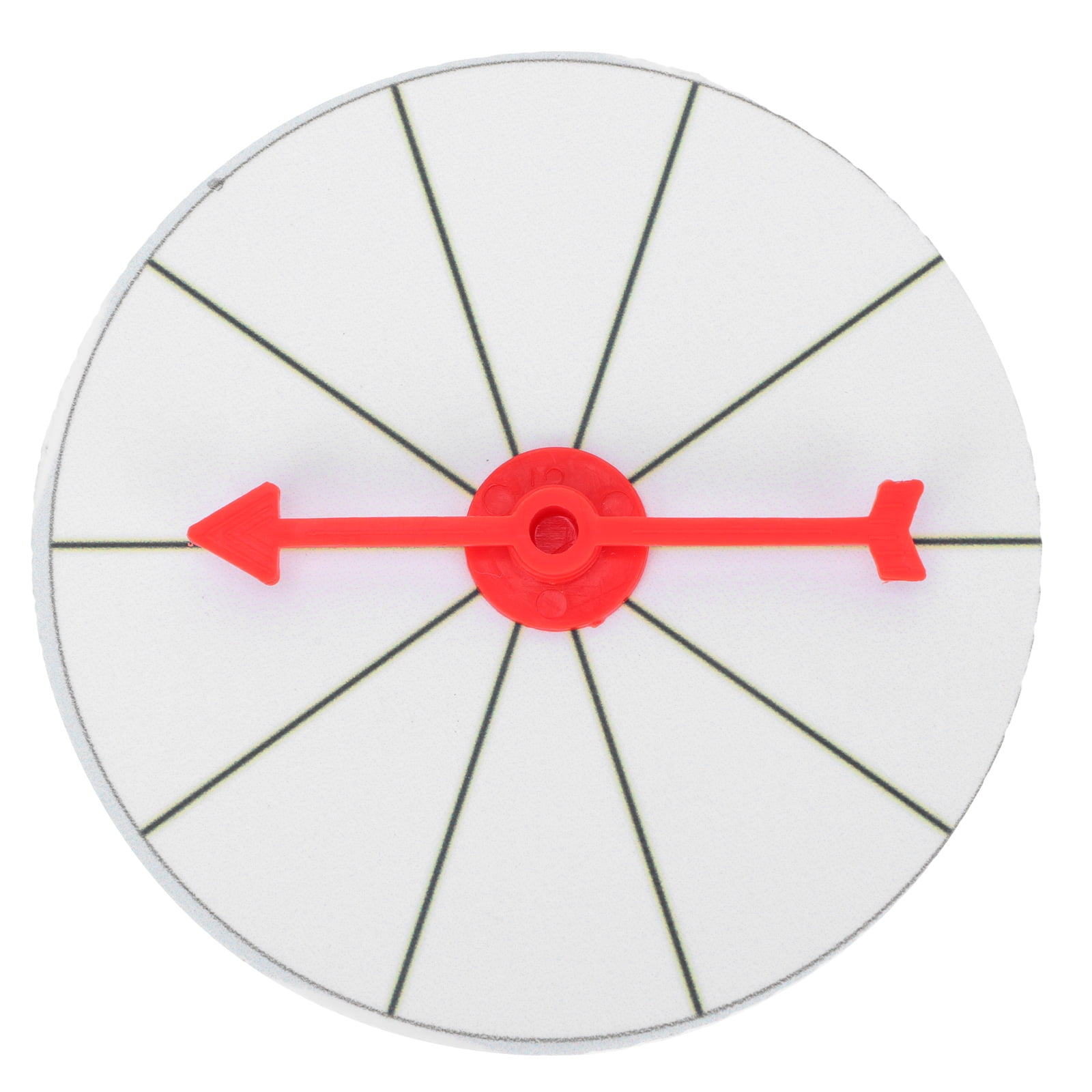 12" Color Face Dry Erase Spinning Prize Wheel Kid Safe Pegless Design 