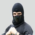 thumbnail image 2 of Máscara de esquí pasamontañas - Máscara facial completa para clima frío con ventilaciones transpirables - Máscara de esquí para hombres y mujeres para deportes de invierno negro, 2 of 3