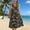 Black a, variant on Ladies' Summer Dress Printed Casual Loose V-Neck Beach Skirt Sleeveless Vest Button A-Line Dress