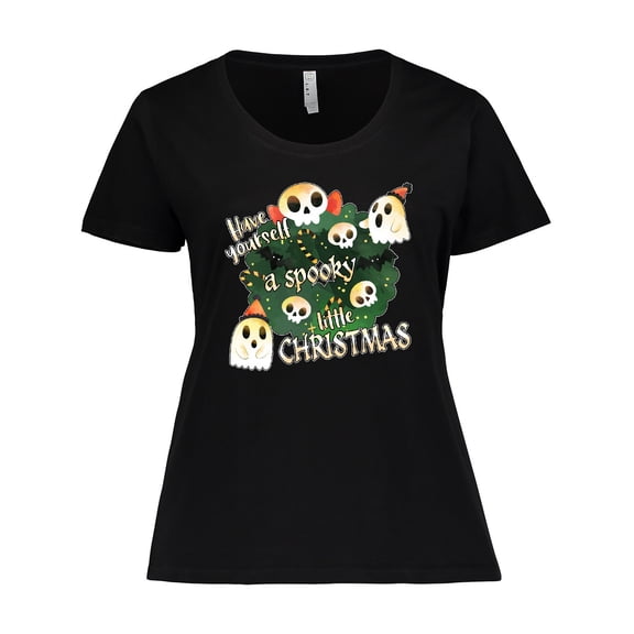 Inktastic Have Yourself a Spooky Little Christmas Women's Plus Size T-Shirt