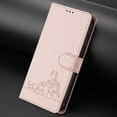 Case For VIVO Y35 4G/Y22S 4G/Y22 4G Cat RFID Card Slot Holder Kickstand