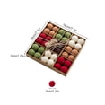 thumbnail image 4 of Wool Balls 36 Boxed Christmas Tree Ornaments Pendant-B, 4 of 13