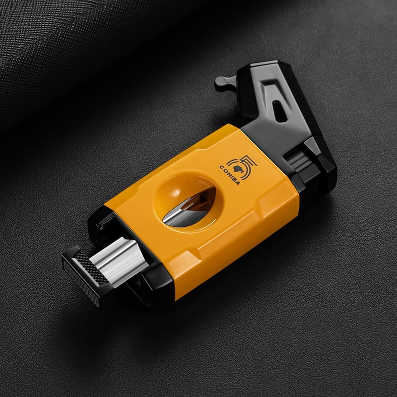 Cigar Lighter Direct Fire Travel Portable Multi-Functional Lighter Gift Box