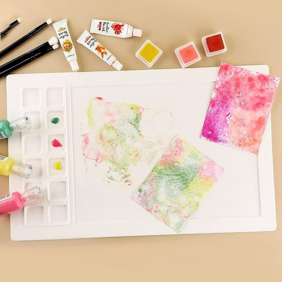 Waterproof Blending Non Reflective Crafts Reusable DIY Craft Mat Watercolor Pad Silicone Mat for Painting Mixed Media