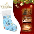 thumbnail image 4 of Coolnut 17.7 Inch Christmas Stockings, 1 PCS Cartoon Space Pattern Presonalized Large Stocking Sock for Family Holiday Xmas Party Decorations, 4 of 7
