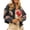 Black, variant on Womens Cardigan Corduroy Football Sequin Jacket Baseball Casual Jacket Work Cardians