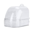 thumbnail image 2 of Bird Shower Box, Transparent Anti Aging Healthy Bird Bath Box Durable  For Little Parrots Canary, 2 of 8