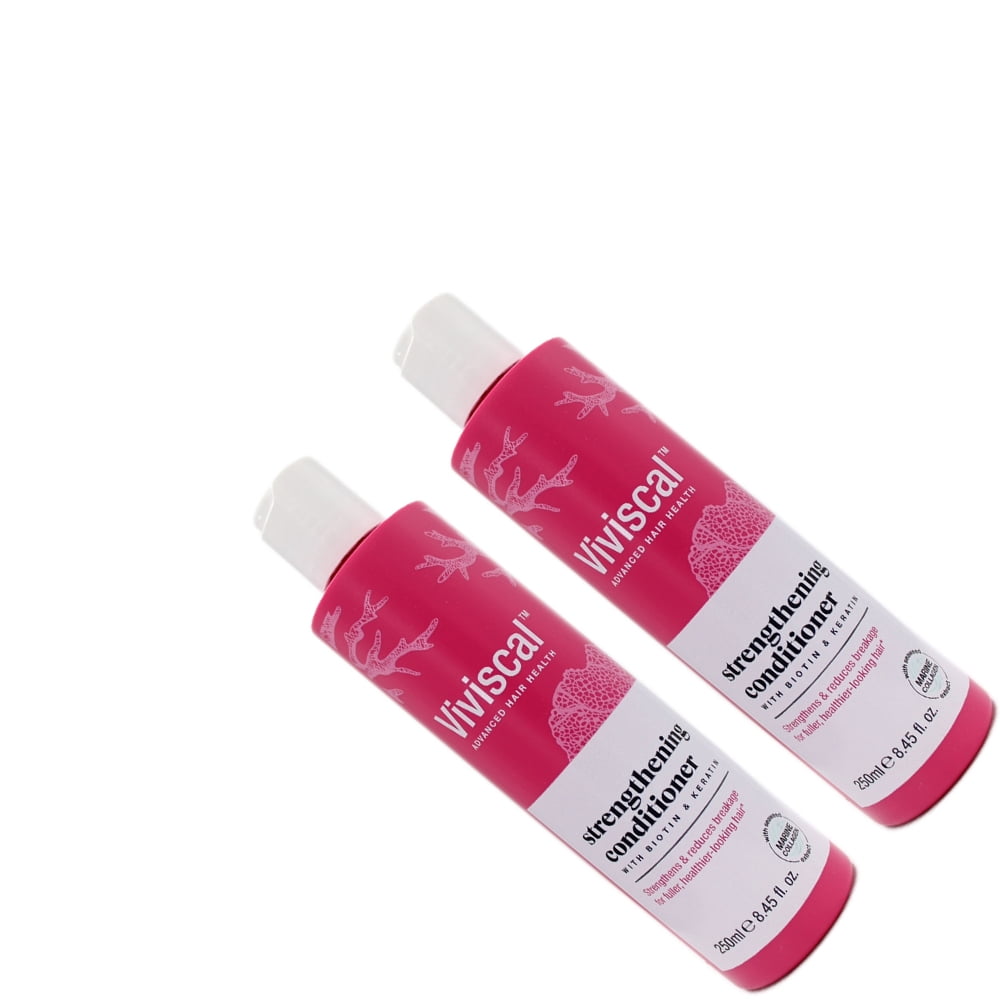Viviscal Advance Hair Health Strengthening Conditioner with Biotin & Keratin 8.45 oz (Pack of 2)