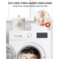 thumbnail image 2 of Laundry Scent Booster Beads Dispenser - Metal Farmhouse Laundry Room Decor - Organizing Container for Detergent, Powder (Cream), 2 of 7